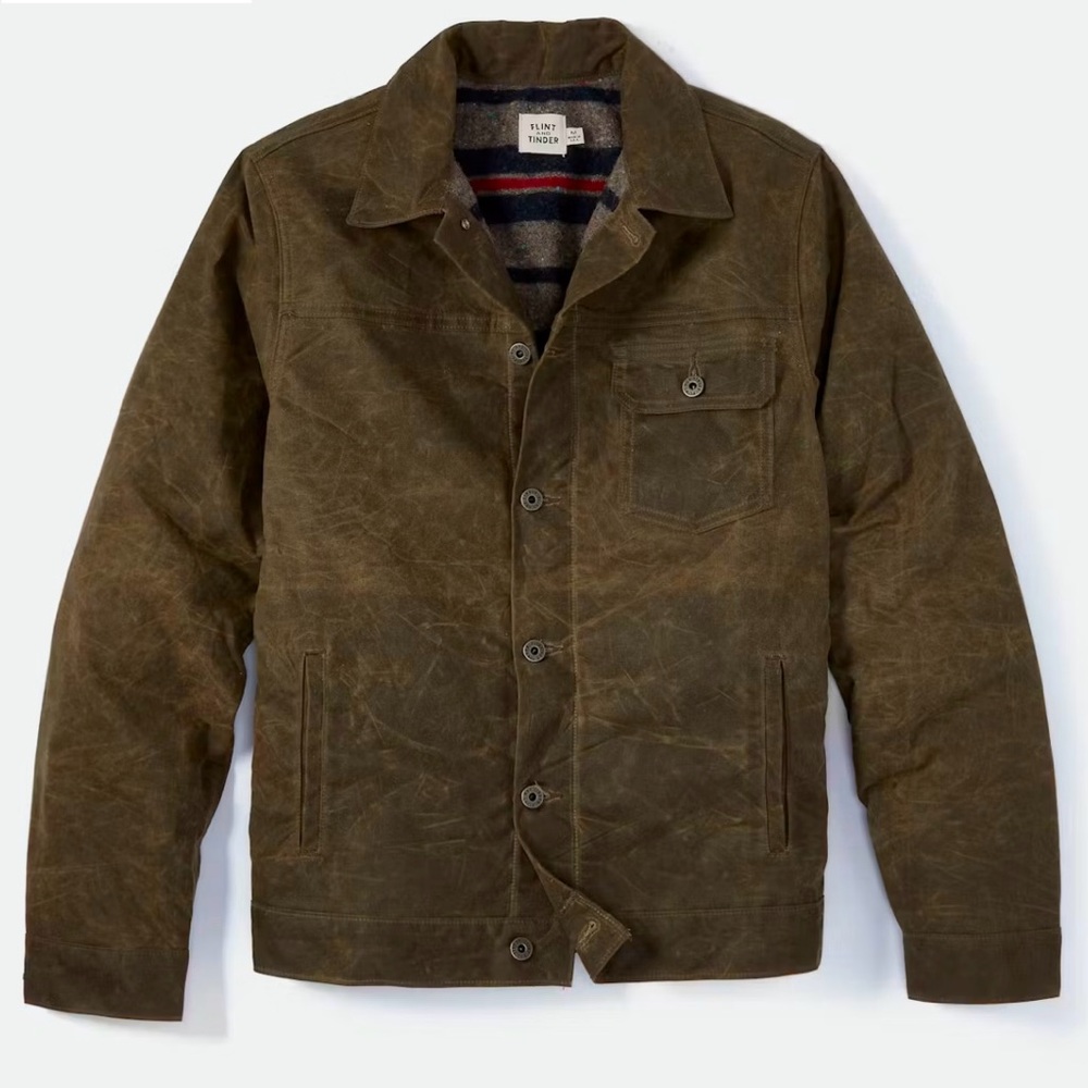 Wool-Lined Waxed Jacket
